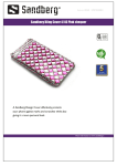 Sandberg Bling Cover 4/4S Pink chequer