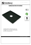 Sandberg Cover iPad 2/3/4 soft Black