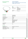 Schneider 0.5m F/UTP Cat5e Cable