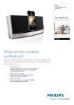 Philips docking speaker with Bluetooth® AD620