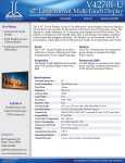 TouchSystems V4270I-U touch screen monitor