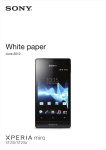 Sony Xperia miro 4GB White