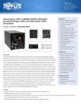 Tripp Lite PowerVerter APS X 6000W 48VDC 208/230V Inverter/Charger with Line-Interactive AVR, Hardwired