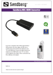 Sandberg MHL-HDMI Converter