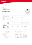 Katrin 953425 toilet tissue dispencer