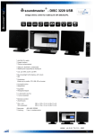 Soundmaster DISC 3220 home audio set