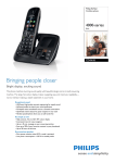 Philips BeNear Cordless phone CD4961B