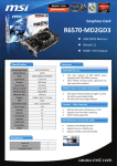 MSI V250-057R AMD Radeon HD6570 2GB graphics card