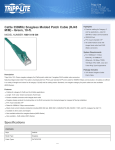 Tripp Lite Cat5e 350MHz Snagless Molded Patch Cable (RJ45 M/M) - Green, 10-ft.