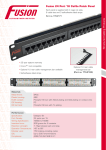 FUSION Electronics T70-2171 patch panel