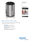 Philips SoundShooter Portable speaker SBA3110