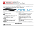 Altronix VERTILINE33TD power distribution unit PDU