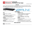 Altronix VERTILINE33D power supply unit