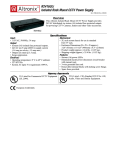 Altronix R2416ULI uninterruptible power supply (UPS)