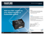 Black Box DVI-D DDC Ghost