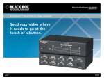 Black Box ACL0404A video switch
