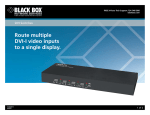 Black Box AC1032A-2A video switch
