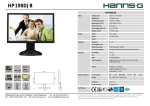 Hanns.G HP198DJB LED display