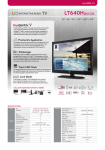 LG 26LT640H 26" HD-Ready Black LED TV