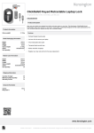 Kensington ClickSafe® Keyed Retractable Laptop Lock