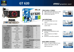 MSI V809-092R NVIDIA GeForce GT 620 1GB graphics card