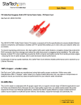 StarTech.com 7ft Cat5e Red Snagless RJ45 UTP Patch Cable