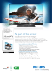 Philips 6000 series 47PFL6687H 47" Full HD 3D compatibility Smart TV Wi-Fi Black