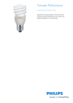 Philips Tornado spiral 15W, E27