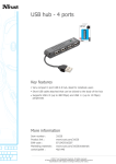 Trust USB hub - 4 ports