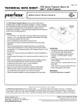 Peerless PRS-267 project mount