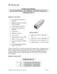 Finisar FTRJ1621S1MCL network transceiver module