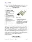 Finisar FTLX1871M3BCL network transceiver module