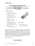 Finisar FTLX1371D3BCL network transceiver module