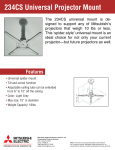 Mitsubishi Electric 234CS project mount