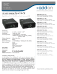 Add-On Computer Peripherals (ACP) 1000Base-TX(RJ45) to 1000Base-XD(ST), 1550/1310nm