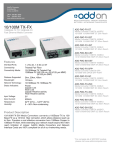 Add-On Computer Peripherals (ACP) Media Converter, 100Base-TX(RJ45) to 100Base-LX(ST)