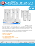 CTA Digital Quadruple Charge Station with 4 Rechargeable Batteries for Wii