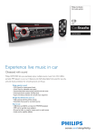 Philips CarStudio Car audio system CEM2100X