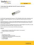 StarTech.com Cisco Compatible Gigabit Fiber SFP Transceiver Module SM LC w/ DDM – 80 km (Mini-GBIC)