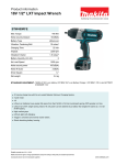 Makita BTW450RFE cordless impact wrench