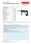 Makita BHR202RFE cordless rotary hammer