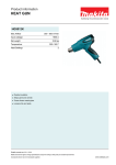 Makita HG5012K power heat gun