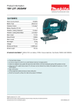 Makita BJV180RF cordless jigsaw