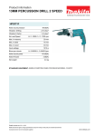 Makita HP2071F power drill