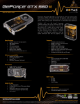 Zotac ZT-50901-10M NVIDIA GeForce GTX 560 1GB graphics card