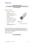 Finisar FTLF8524P3BNL network transceiver module