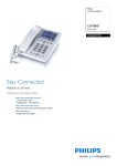 Philips Corded telephone CORD2921W