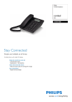 Philips Corded telephone CORD108B