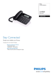 Philips Corded telephone CORD118W