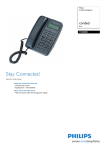 Philips Corded telephone TD2808B